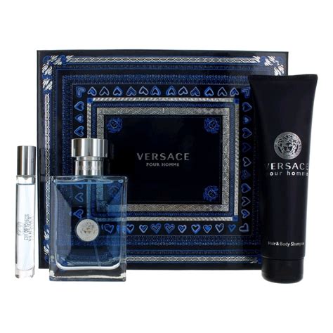 versace pour homme gift set walmart|Versace Pour Homme travel set.